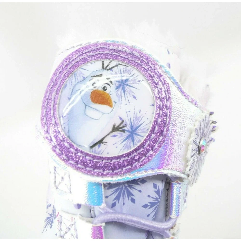 Disney‎ Frozen II Toddler Girl's Thermolite Winter Boot Size 5 Light-Up Outsoles